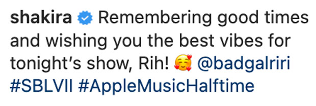 Shakira/Instagram