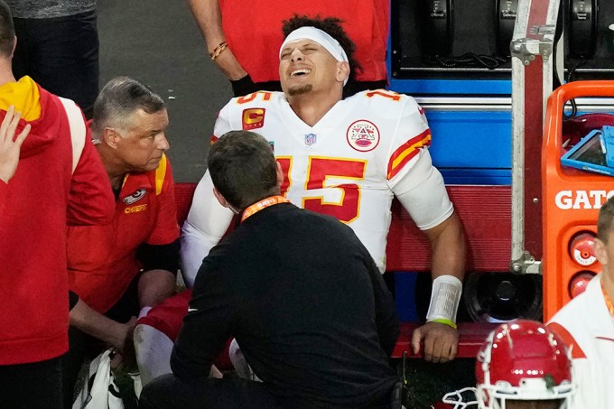 Patrick Mahomes In Pain