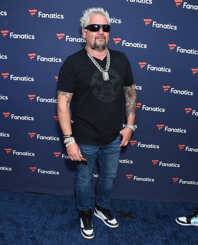 Guy Fieri At Michael Rubin’s Fanatics Super Bowl Party