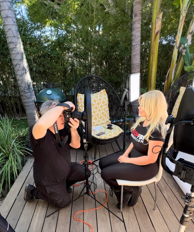 Pamela Anderson look-a-like and Playboy cover model Kourtney Reppert