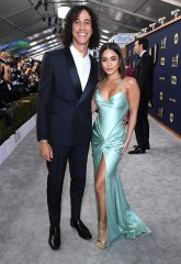 Cole Tucker and Vanessa Hudgens
28th Annual Screen Actors Guild Awards, Roaming Arrivals, The Barker Hangar, Santa Monica, Los Angeles, USA - 27 Feb 2022