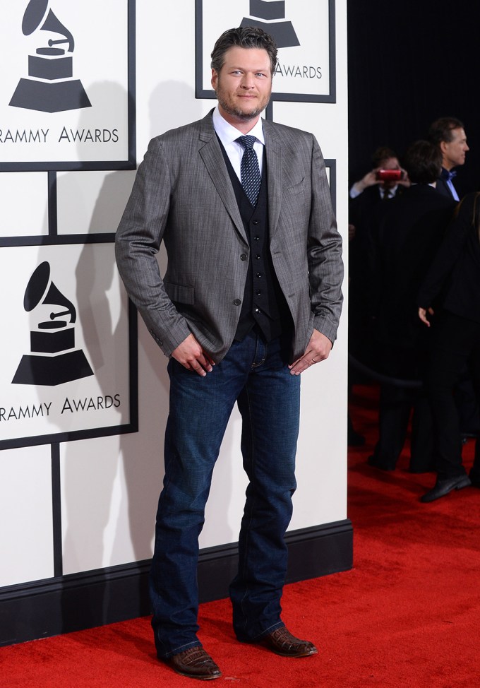 Blake Shelton at 2014 GRAMMYs