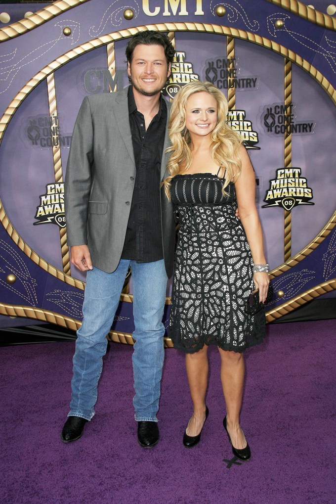 Blake Shelton & Miranda Lambert at 2008 CMT Awards