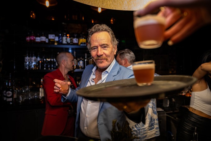 Bryan Cranston and Aaron Paul at Sushi by Bou Brickell