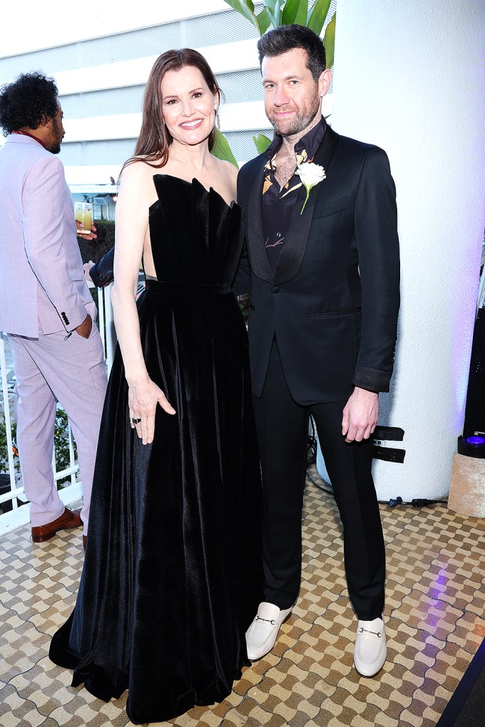 Geena Davis and Billy Eichner