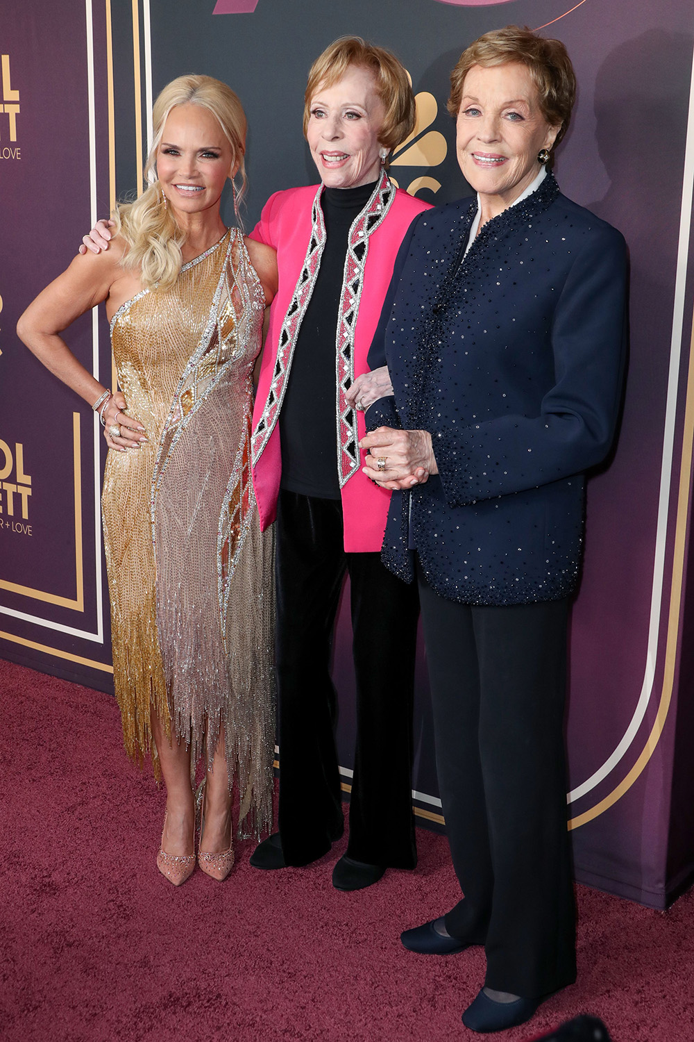 (L-R) Kristin Chenoweth, Carol Burnett and Julie Andrews
'Carol Burnett: 90 Years of Laughter + Love' TV show special premiere, Los Angeles, California, USA - 02 Mar 2023