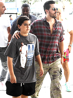 Mason Disick and Scott Disick
