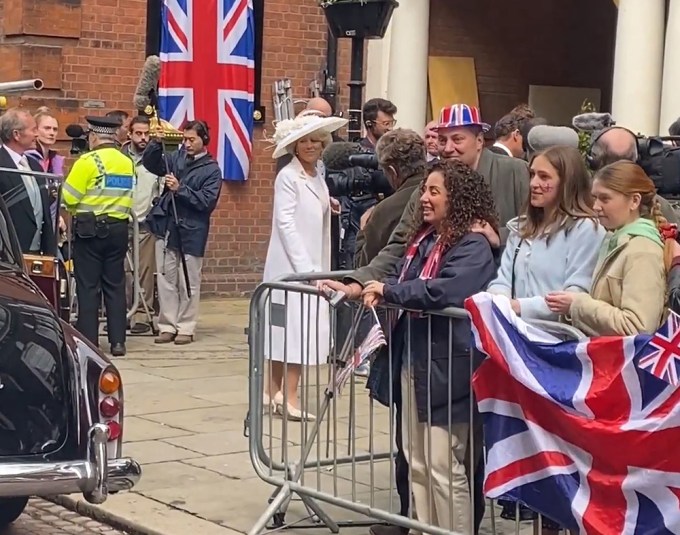 Olivia Williams Filming Charles & Camilla’s Wedding