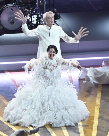 Stephanie Hsu, David Byrne
95th Annual Academy Awards, Show, Los Angeles, California, USA - 12 Mar 2023