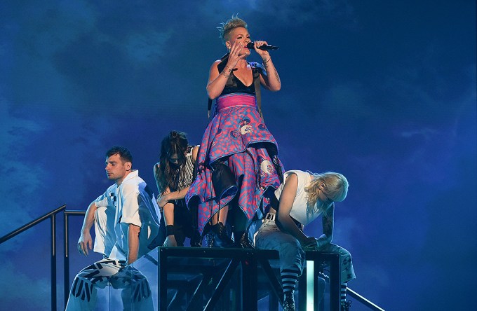 Pink Belts It Out at the iHeartRadio Music Awards