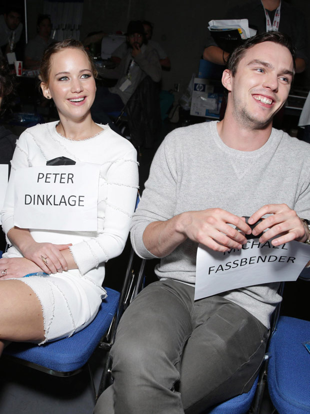 Jennifer Lawrence and Nicholas Hoult