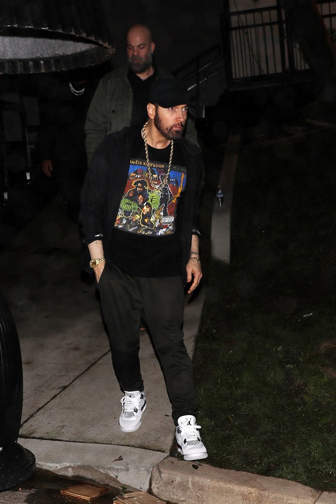 Eminem At Jimmy Iovine’s 70th Birthday Bash