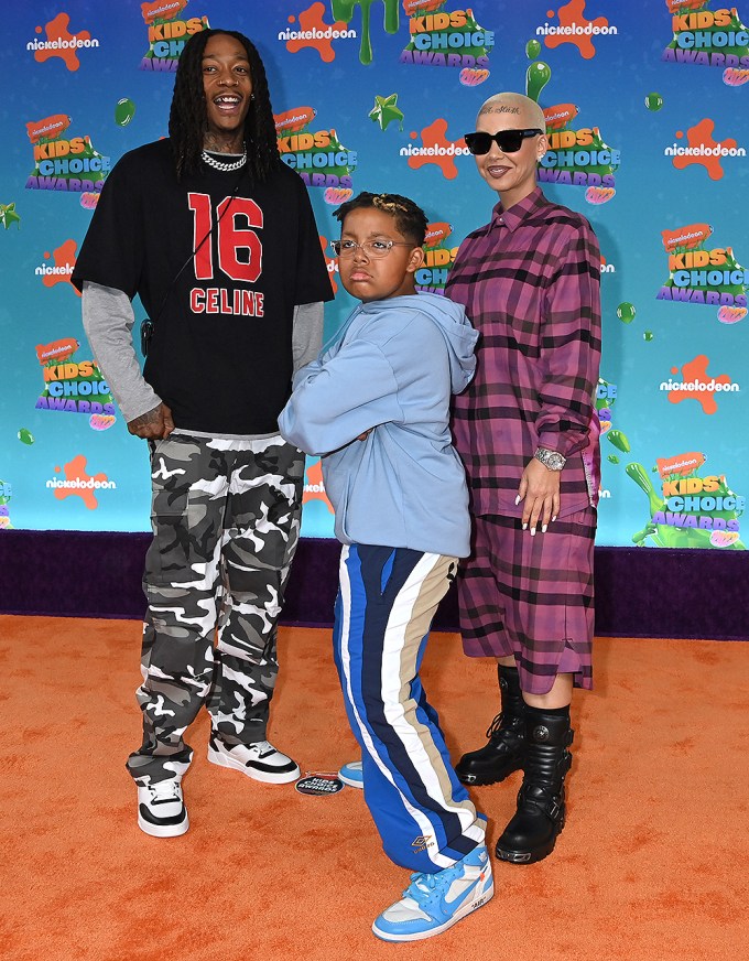 Wiz Khalifa, Sebastian Thomaz and Amber Rose