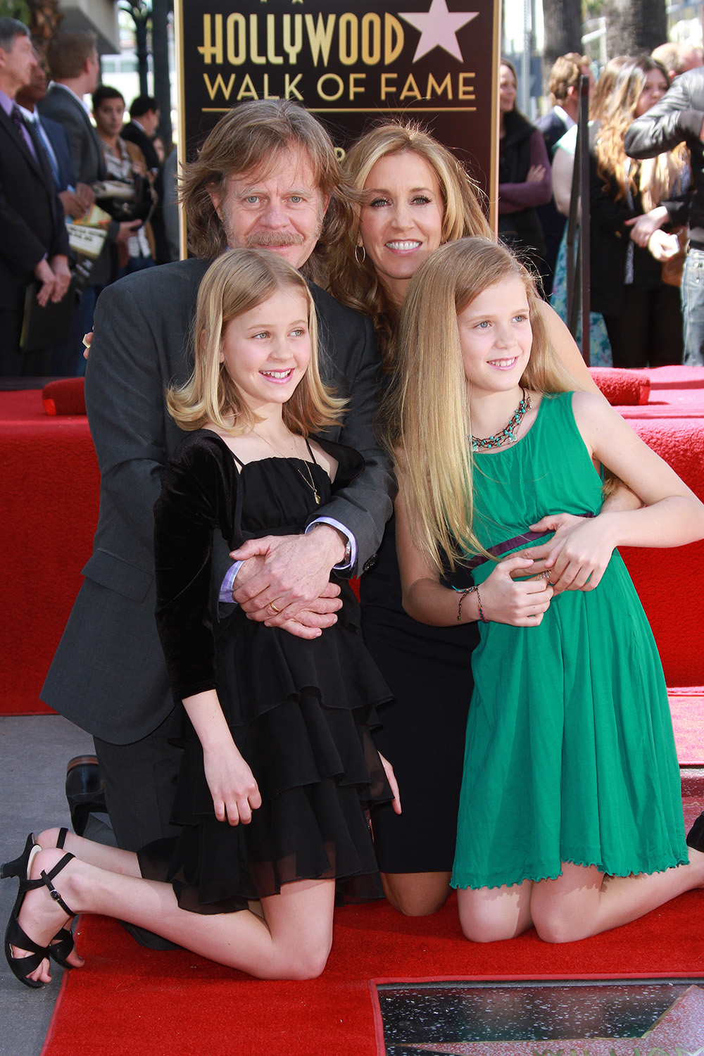 Felicity Huffman and William H Macy honored with star on The Hollywood Walk Of Fame, Los Angeles, America - 07 Mar 2012