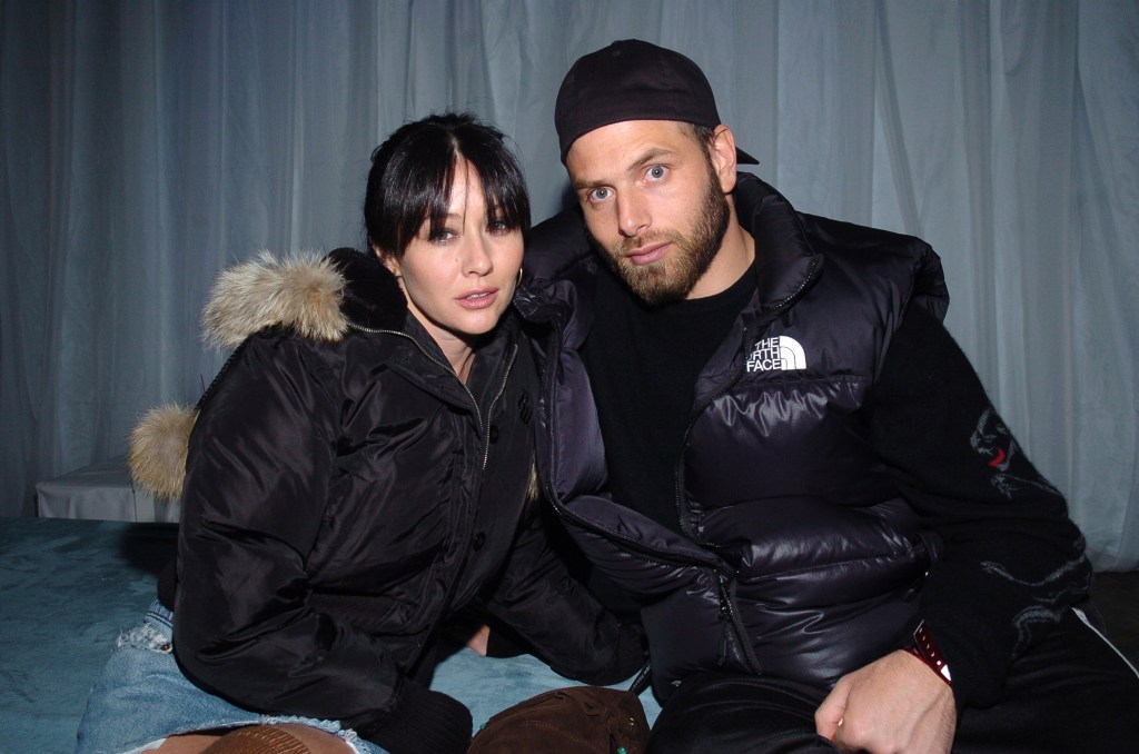 Shannen Doherty and Rick Salomon (Photo by Dimitrios Kambouris/WireImage)