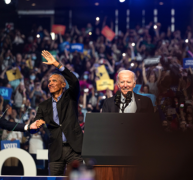 Joe Biden and Barack Obama