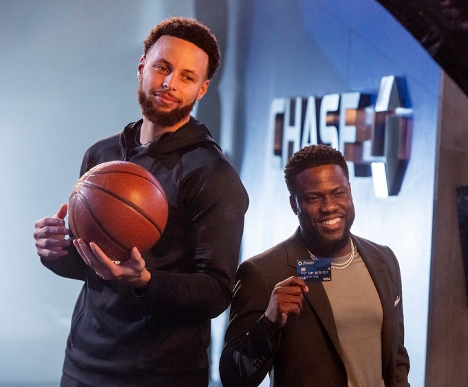 Kevin Hart and Stephen Curry