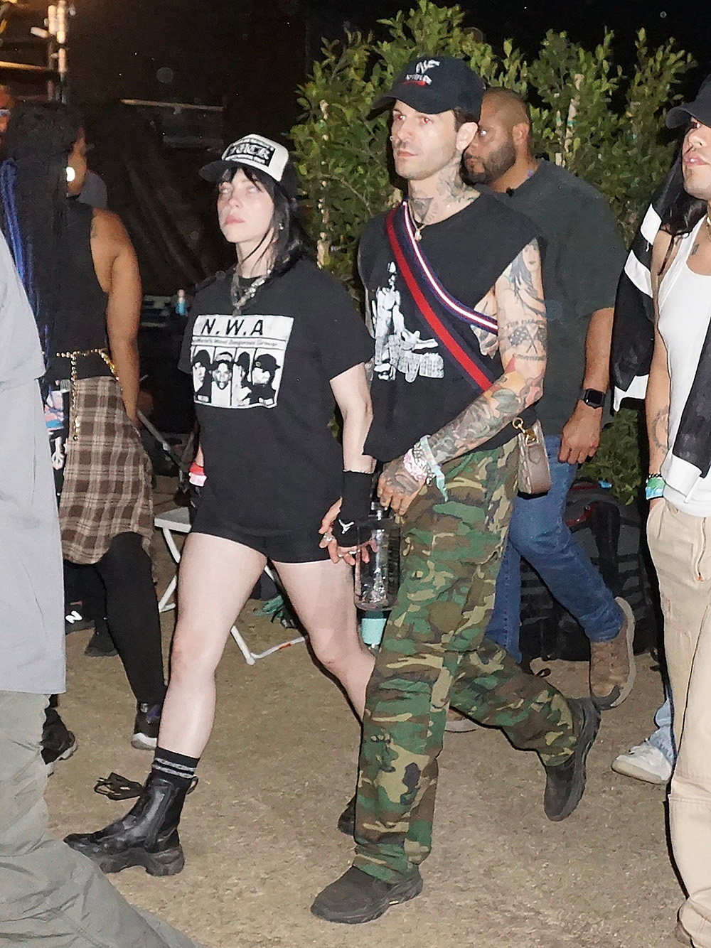 *EXCLUSIVE* Billie Eilish spotted at Coachella Music Festival - Day 3