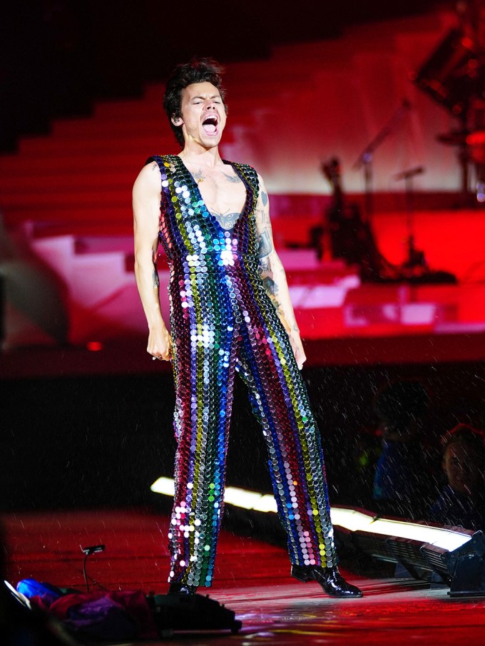 Harry Styles performs at Coachella 2022