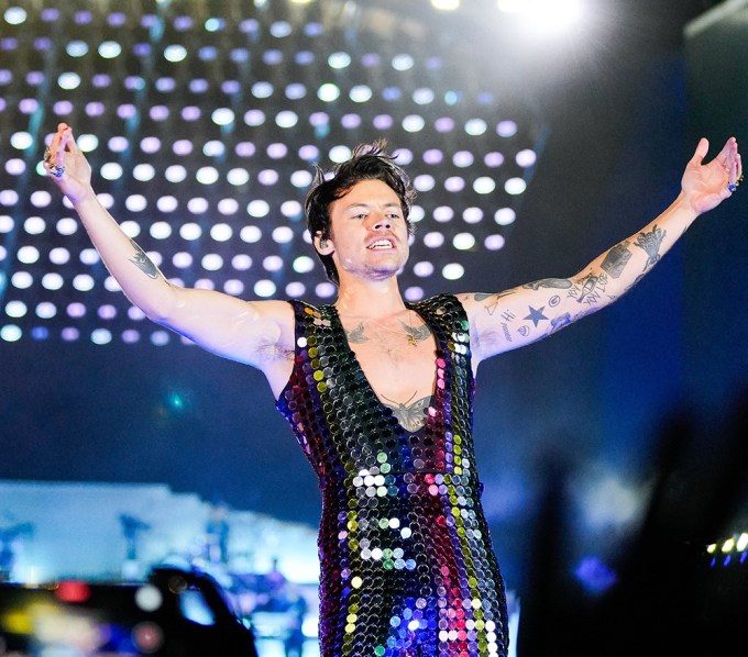 Harry Styles performs at Coachella 2022