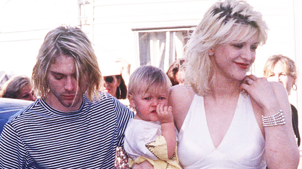 kurt cobain, courtney love, frances bean cobain