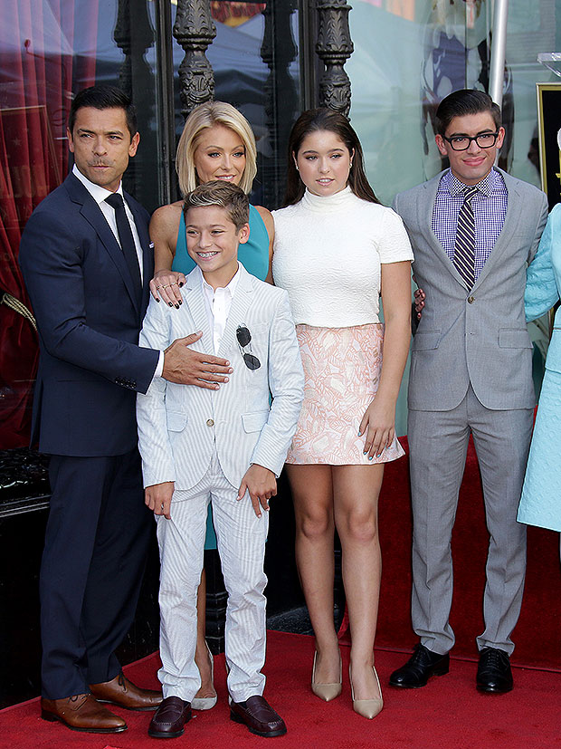 Kelly Ripa, Mark Consuelos, Kids