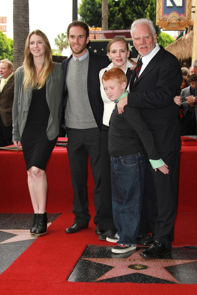 Malcolm McDowell Receives A Star On The Walk Of Fame