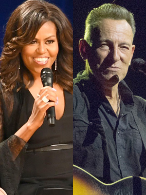 Michelle Obama Bruce Springsteen