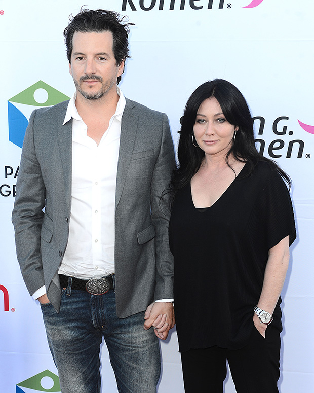 Shannen Doherty and Kurt Iswarienko