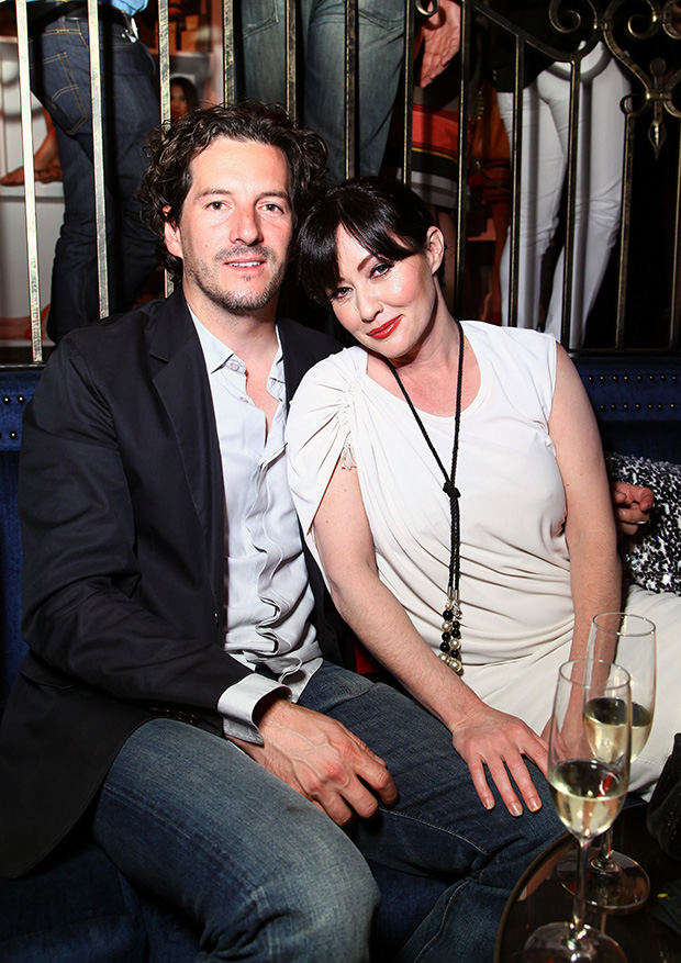 Shannen Doherty and Kurt Iswarienko