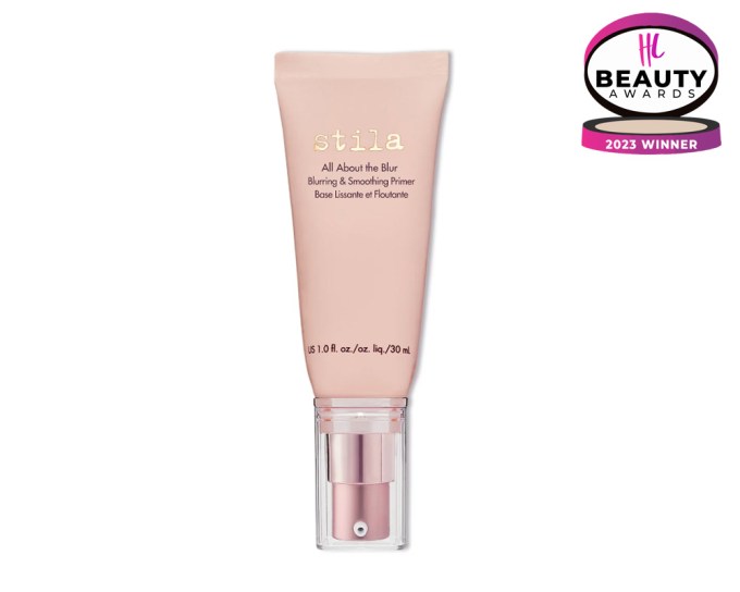 BEST PRIMER – Stila Cosmetics All About The Blur Blurring & Smoothing Primer, $36, stilacosmetics.com