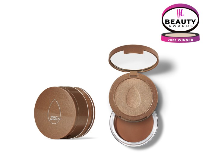 BEST HIGHLIGHTER – Beautyblender BOUNCE Magic Fit Creamy Bronzer & Highlighter Duo, $32, beautyblender