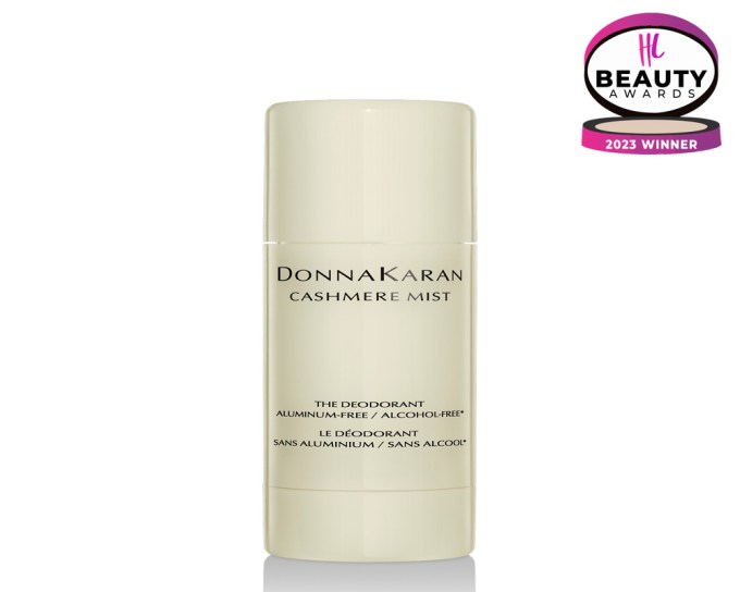 BEST DEODORANT – Donna Karan Cashmere Mist Aluminum-Free Deodorant, $32, nordstrom.com