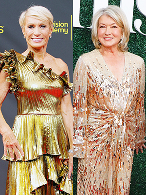 Barbara Corcoran and Martha Stewart