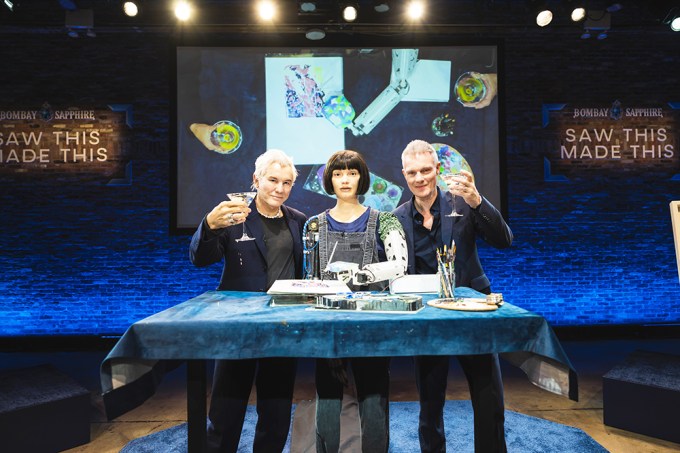 Baz Luhrmann , Ai-Da & Tim Marlow