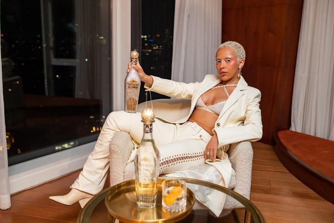 Doja Cat performs at PATRÓN EL CIELO launch in NYC