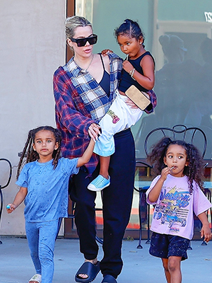 Khloe Kardashian and kids