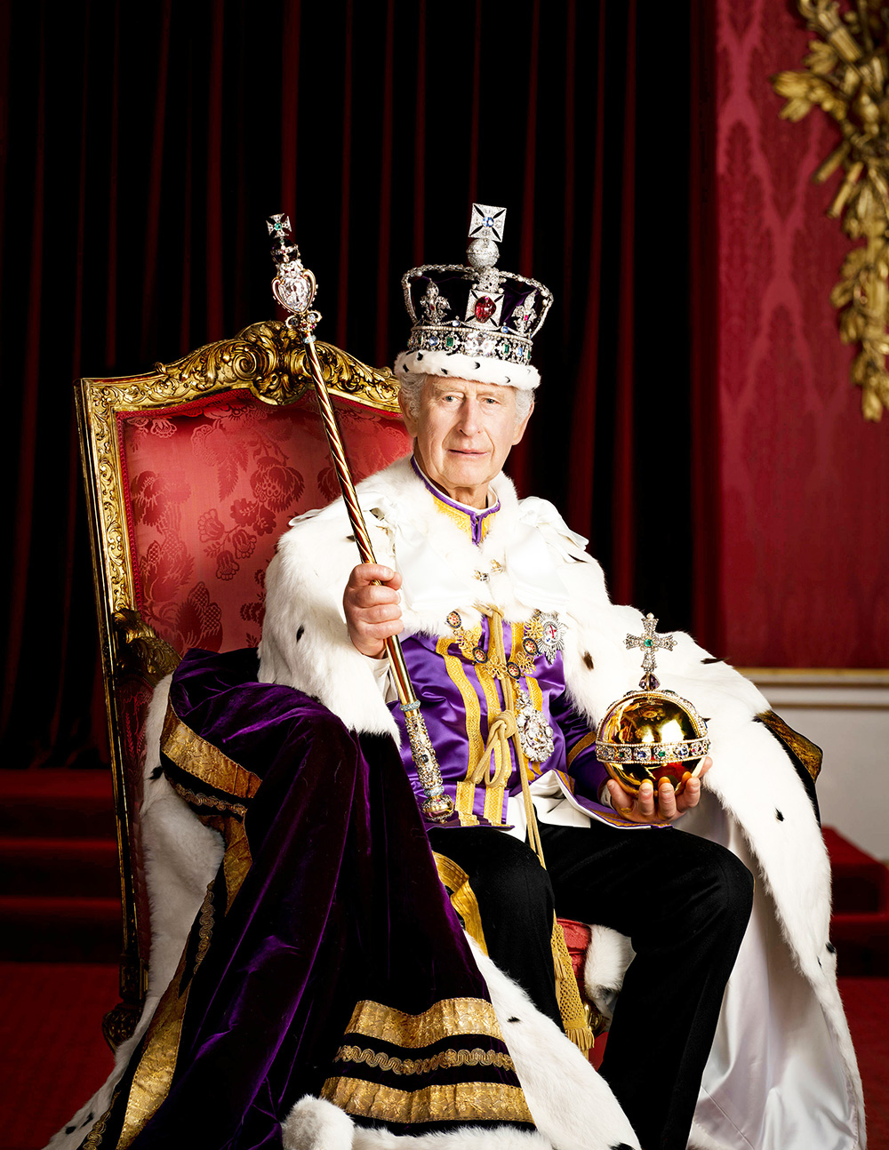 King Charles Coronation Portraits SS