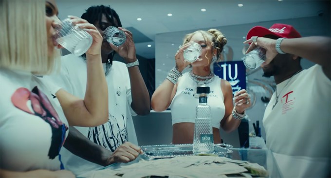 Latto toasts with 1800 Tequila in Latest Music Video ft. Cardi B