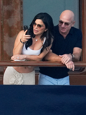 Lauren Sanchez and Jeff Bezos