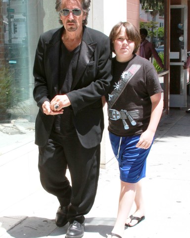 Al Pacino and Anton James Pacino
Al Pacino out and about, Los Angeles, America - 19 Jun 2013