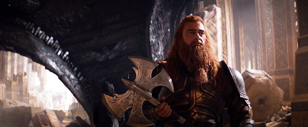 THOR: THE DARK WORLD, Ray Stevenson, 2013. /©Walt Disney Studios/courtesy Everett Collection