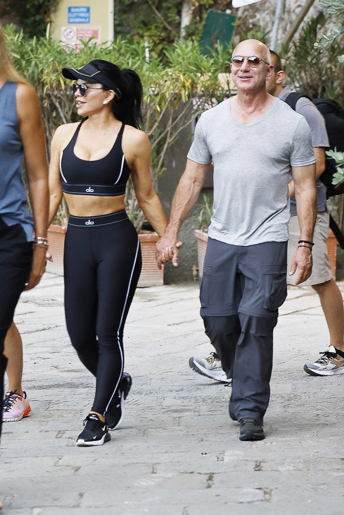 Jeff Bezos & Lauren Sanchez Out & About In Portofino