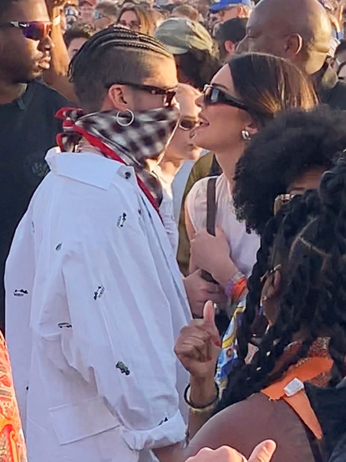 Kendall Jenner & Bad Bunny Show Some PDA at Coachella