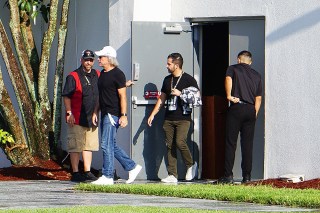 Orlando, FL  - *EXCLUSIVE*  -**WEB MUST CALL FOR PRICING** Wedding planning with the future in-laws?  'Stranger Things star Millie Bobby Brown seen leaving spooky empire in Orlando with her mom Kelly Brown, her new fiance Jake Bongiovi and his parents,  Jon Bon Jovi and Dorothea Hurley. Millie and Jake announced their engagement after over 2 years of dating this past April. The Stranger Things star was casual in black ripped shorts and a white t-shirt.Pictured: Jon Bon JoviBACKGRID USA 21 MAY 2023 USA: +1 310 798 9111 / usasales@backgrid.comUK: +44 208 344 2007 / uksales@backgrid.com*UK Clients - Pictures Containing ChildrenPlease Pixelate Face Prior To Publication*