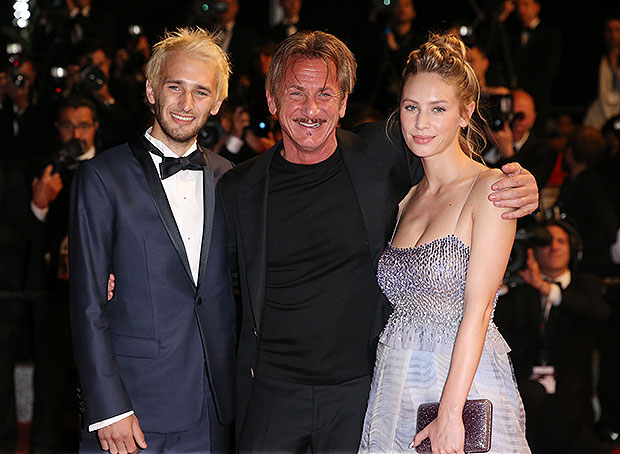 Sean Penn, Dylan Penn, Hopper Penn