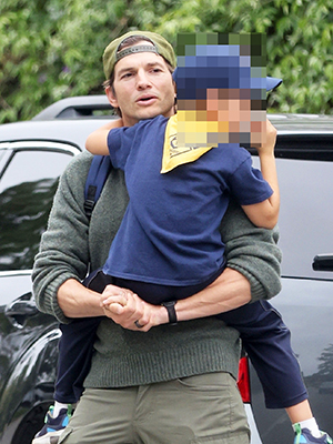 ashton kutcher son cub scouts
