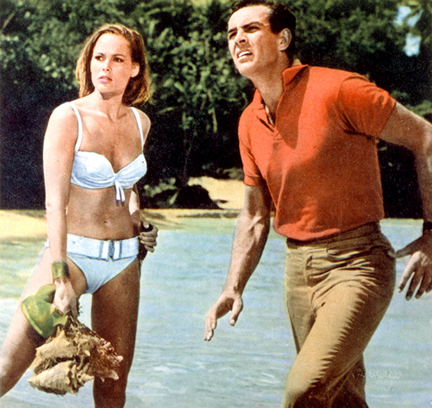 Ursula Andress and Sean Connery