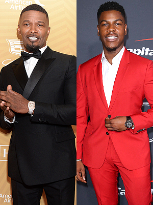 john boyega talks jamie foxx movie premiere