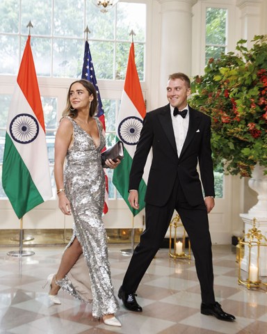 Ms. Naomi Biden Neal (L) and Mr. Peter Neal (R) arrive to attend a state dinner in honor of Indian Prime Minister Narendra Modi hosted by US President Joe Biden and First Lady Jill Biden at the White House in Washington, DC, USA, 22 June 2023.
President Biden hosts Indian Prime Minister Modi for state visit, Washington, USA - 22 Jun 2023